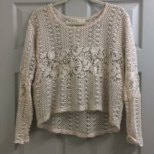 Lace sweater